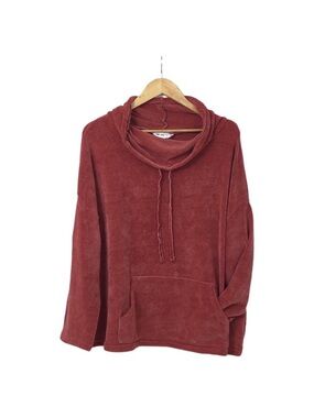 Spring + Mercer Rust Chenille Sweater - Medium